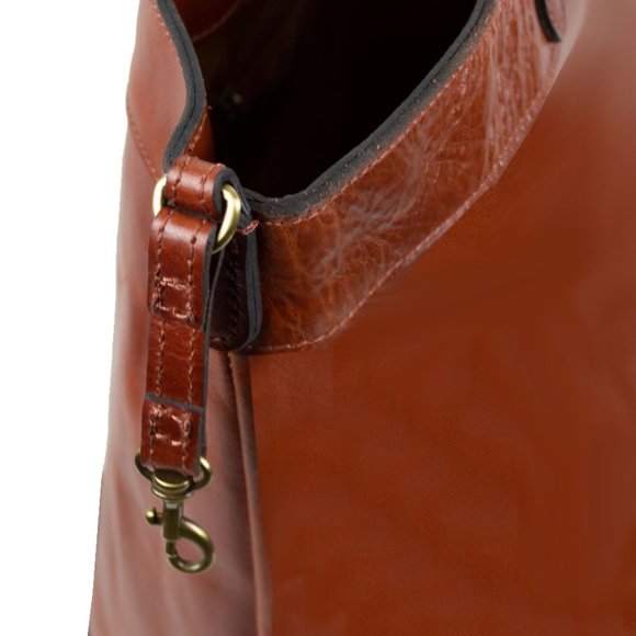 Patricia Nash Convertible Leather Mallory Tote - Picture 6 of 14